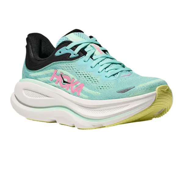 HOKA Bondi 9 Wide รองเท้าวิ่งผู้หญิงสีเขียว ไซส์ US 7 - Image 2