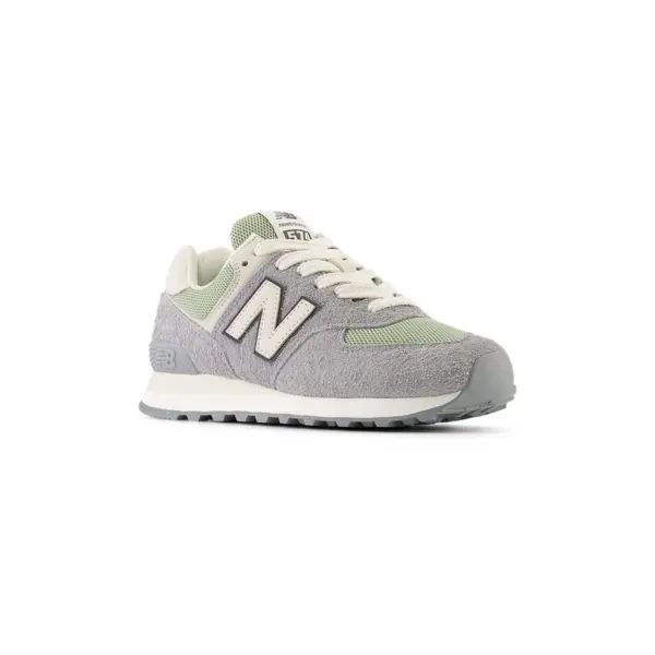 NEW BALANCE 574 Rugged รองเท้าวิ่งผู้หญิงสีเทา ไซส์ US 7 - Image 2