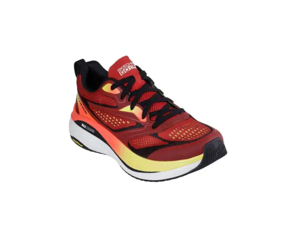 SKECHERS Max Cushioning Propulsion - Warpdrive รองเท้าวิ่งผู้ชายสีแดง ไซส์ US 7.5 - Image 2